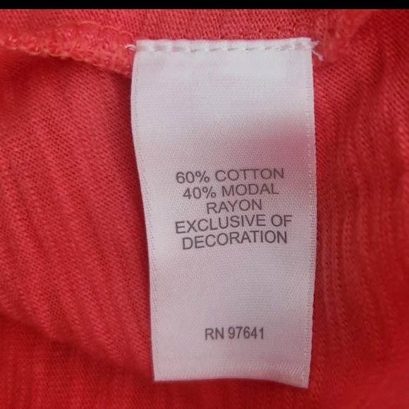 J. Jill Coral Sleeveless Maxi Dress Tiered Embroidered Beach Womens MP Petite M - Picture 7 of 7